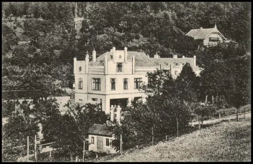 Postcard Krondorf-Bilin Korunní Bílina Villen 1916