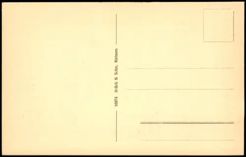 Ansichtskarte Riesa Straßenpartie Haus Trinitatiskirche 1913