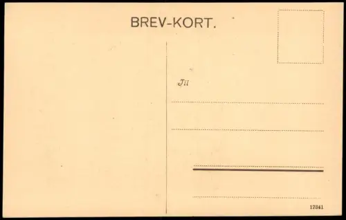 Postcard Dannemare Rudbjerggaard Rudbjerggård 1914