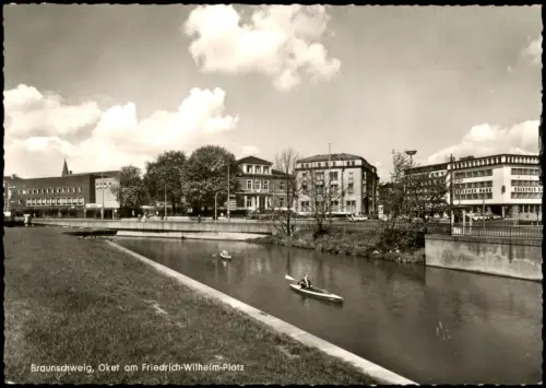 Ansichtskarte Braunschweig Ortsansicht Oker am Friedrich-Wilhelm-Platz 1960
