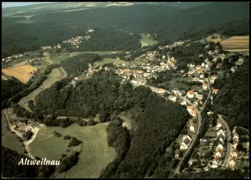 Neuweilnau Weilrod Panorama  vom Flugzeug aus Luftaufnahme 1982
