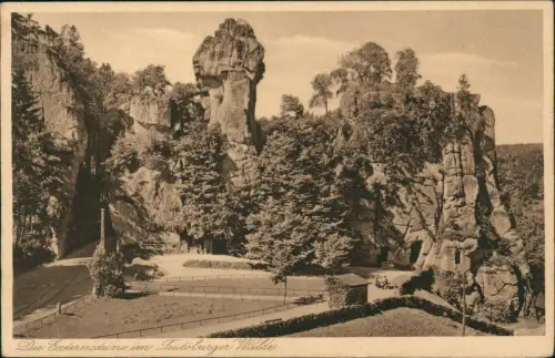 Holzhausen Externsteine-Horn-Bad Meinberg Hotel u. Pension bei Horn  Lippe 1910