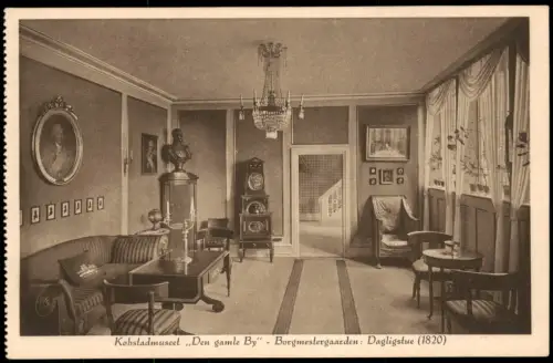Aarhus Købstadmuseet Den gamle By Borgmestergaarden Dagligstue 1910