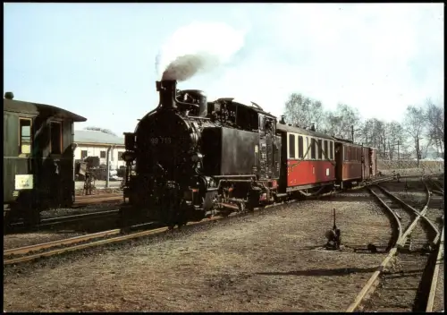 .Sachsen Traditionsbahn Lößnitzgrundbahn Schmalspurbahn: Sonderzug    1984