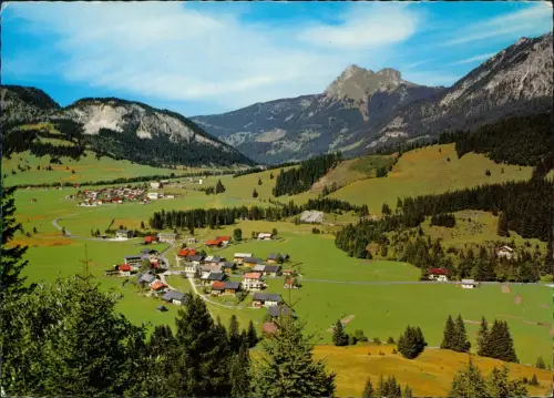 Ansichtskarte Haldensee-Grän Haldensee mit Grän und Aggenstein 1981