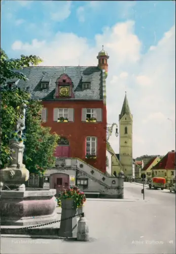 Fürstenfeldbruck Altes Rathaus mit Brunnen, Fürstenfeldbruck 1962