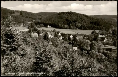 .Nordrhein-Westfalen Sauerland Dörnholthausen Panorama-Ansicht 1962