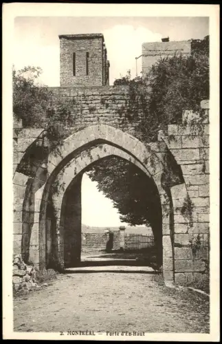 Postcard Montreal Porte d'En-Haut 1930