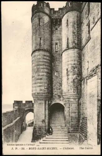 Le Mont-Saint-Michel MONT-SAINT-MICHEL Châtelet The Castle 1910