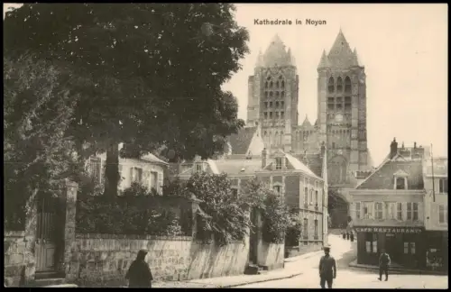 CPA Noyon Kathedrale in Noyon Feldpostkarte 1. Weltkrieg 1915