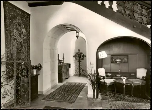 Ansichtskarte Lindau (Bodensee) Hof Reutenen Kleinod am Bodensee Halle 1963