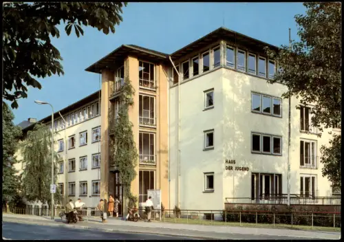 Ansichtskarte Frankfurt am Main Haus der Jugend, Deutschherrnufer 12 1966