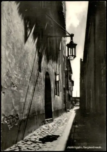 Postcard Helsingør Helsingör Fargestrede 1960