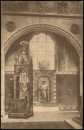 Lutherstadt Wittenberg Der Kaiserstuhl in der Schlosskirche. 1913