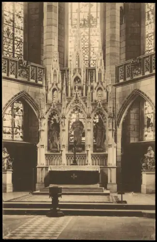 Ansichtskarte Lutherstadt Wittenberg Altarplatz in der Schloßkirche 1913
