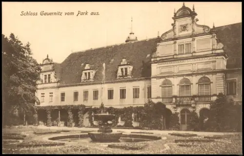 Ansichtskarte Gauernitz-Klipphausen Gauernitzer Schloss 1913