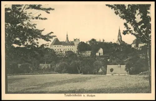 Ansichtskarte Taubenheim-Klipphausen Partie an der Stadt 1913