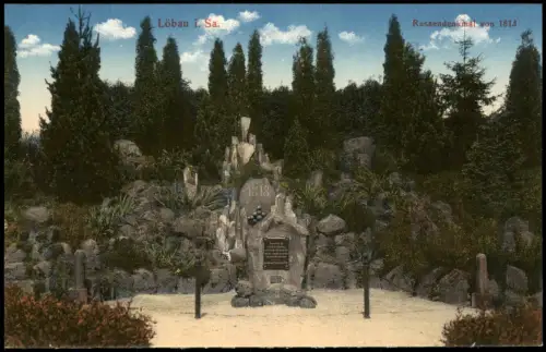 Ansichtskarte Löbau Russendenkmal von 1813 1914