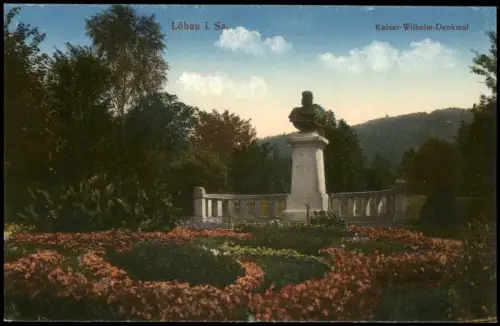 Ansichtskarte Löbau Kaiser-Wilhelm-Denkmal 1913