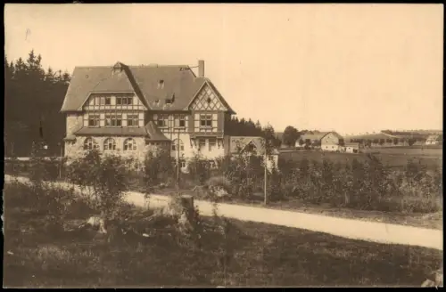 Ansichtskarte Hermsdorf Erzgebirge Hotel Wettin Erzgebirge 1913