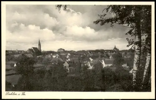 Ansichtskarte Dahlen Blick auf die Stadt 1913