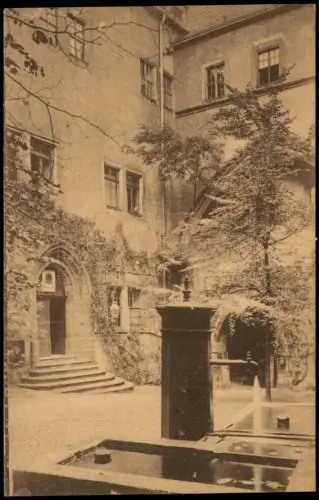 Ansichtskarte Rochlitz Partie aus dem Schloßhofe 1913