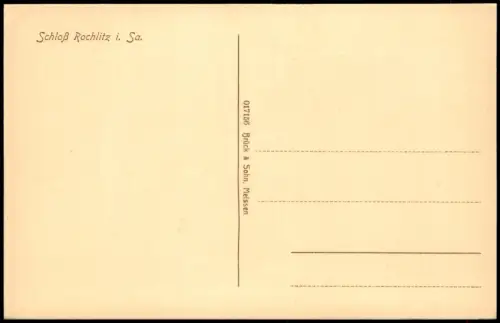 Ansichtskarte Rochlitz Blick vom Teich Birken 1913