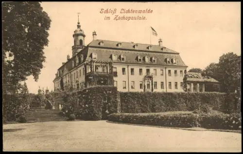 Lichtenwalde-Niederwiesa Schloß Lichtenwaldeim Zschopautale. 1914