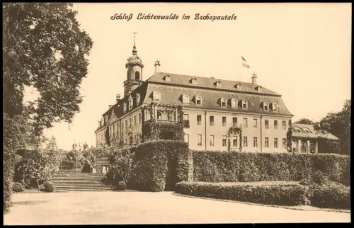 Ansichtskarte Lichtenwalde-Niederwiesa Schloß Lichtenwalde Zschopautale 1914