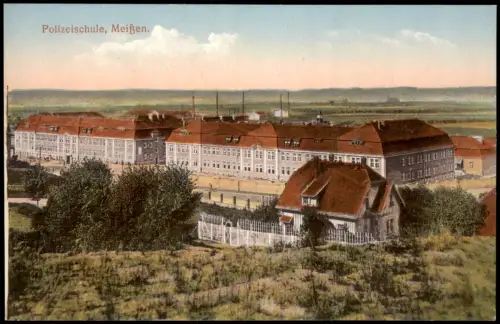 Ansichtskarte Meißen Polizeischule - Gesamtansicht 1914