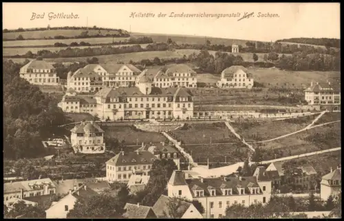 Bad Gottleuba-Berggießhübel Heilstätte der Landesversicherungsanstalt   1914