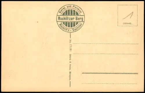 Ansichtskarte Rochlitz Schloss 1940