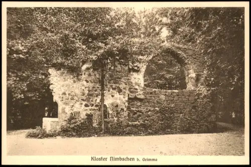 Ansichtskarte Grimma Kloster Nimbschen Bogen 1914