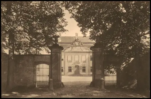 Ansichtskarte Dahlen Schloss - Portal 1926