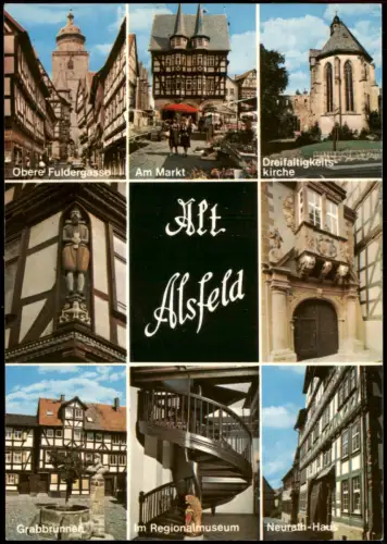 Alsfeld Obere Fuldergasse, Am Markt, Dreifaltigkeitskirche, Grabbrunnen 1994
