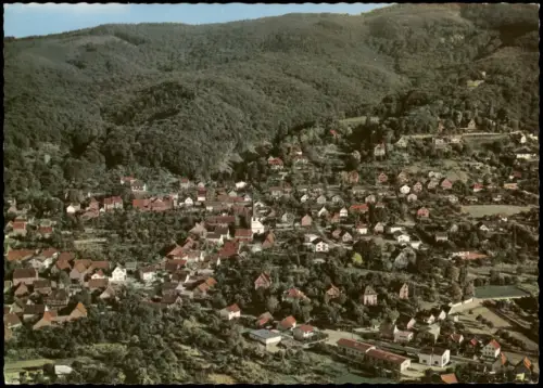 Alsbach (Bergstraße) Luftbild Luftaufnahme Ortsansicht v. Flugzeug aus 1970