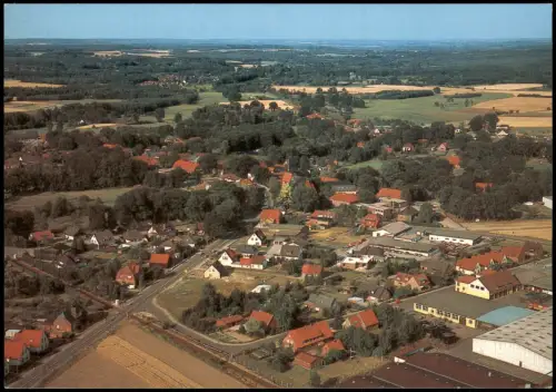 Ansichtskarte Bispingen Luftbild Ortsansicht vom Flugzeug aus 1991