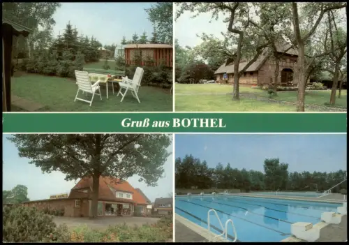 Hemslingen-Bothel Gruß aus BOTHEL (Mehrbildkarte u.a. Schwimmbad) 1990