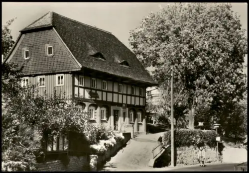 Zittau Klubhaus und Volksbücherei von Waltersdorf Kr. Zittau zur DDR-Zeit 1980