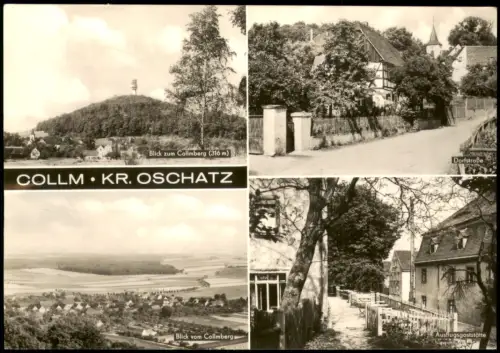 Collm-Wermsdorf DDR Mehrbildkarte Ortsansichten COLLM KR. OSCHATZ 1969