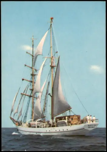 Ansichtskarte  Segelschulschiff Wilhelm Pieck 1968