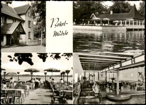 Ansichtskarte Bokel Mehrbildkarte Gaststätte Lokal Bokel-Mühle 1961