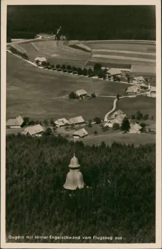 Ansichtskarte Engelschwand Luftbild Gugeln mit Hinter-Engelschwand 1952