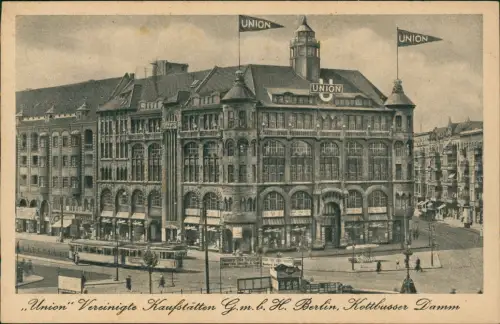 Kreuzberg-Berlin Union Vereinigte Kaufstätten G.m.b. H. Kottbusser Damm 1943