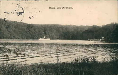Ansichtskarte Wannsee-Berlin Moorlake, Dampfer 1913  gel. Stempel Potsdam