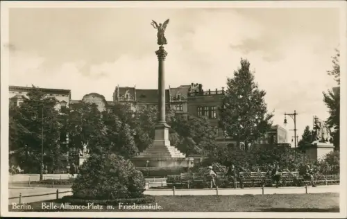 Ansichtskarte Kreuzberg-Berlin Belle-Allianceplatz - Fotokarte 1939
