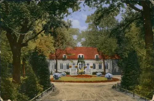 Ansichtskarte Steglitz-Berlin Schloss Stadtpark 1918