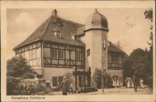 Ansichtskarte Oberlößnitz-Radebeul Schloß Hoflößnitz 1924