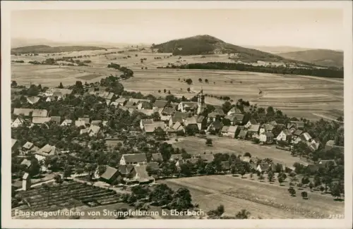 Ansichtskarte Strümpfelbrunn-Waldbrunn (Odenwald) Luftbild 1938  b. Eberbach