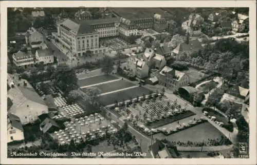 Ansichtskarte Oberschlema-Bad Schlema Luftaufnahme 1939